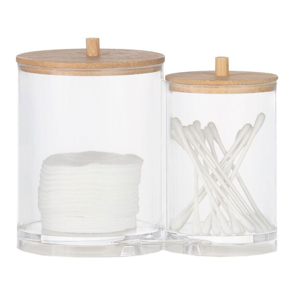 Botes de baño organizadores acrílicos ø15 x 12 cm