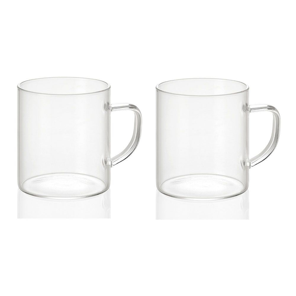 Tazas de vidrio 300 ml ø7,5 x 8,5 cm, 2 uds