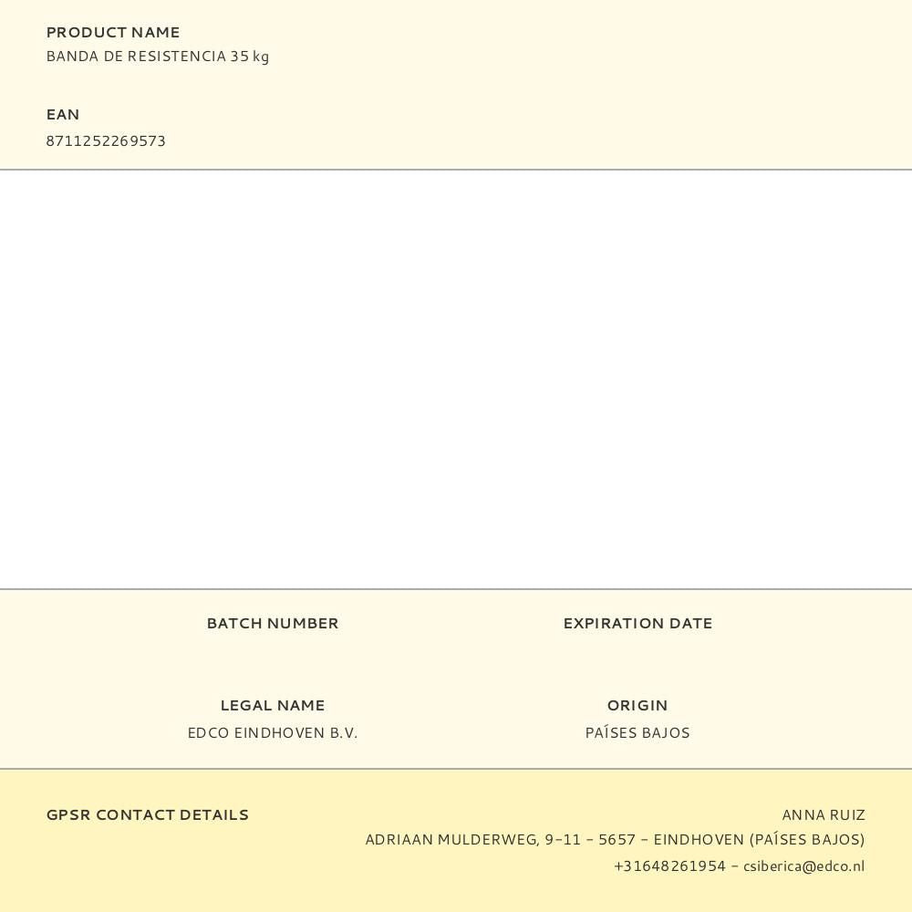 Banda de resistencia 35 kg