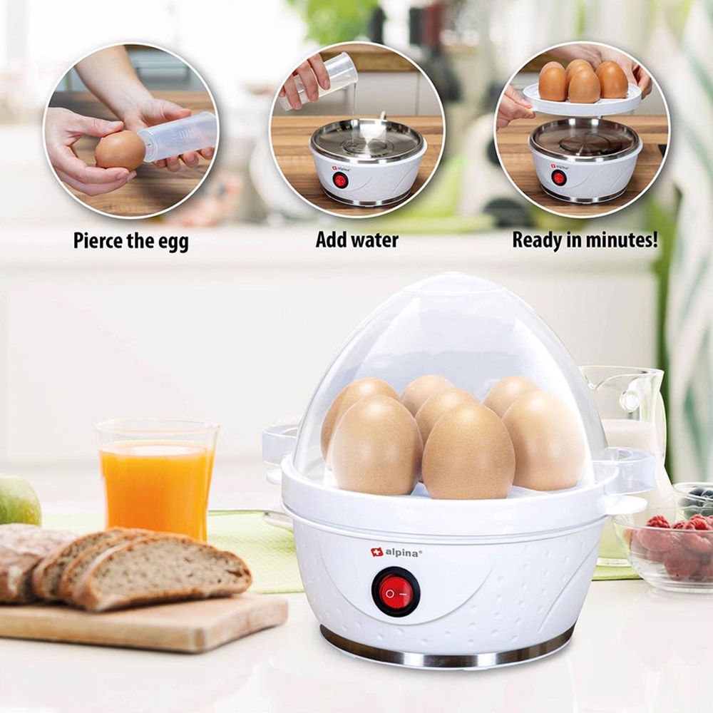 Cocedor de huevos 320 - 380 w hasta 7 huevos