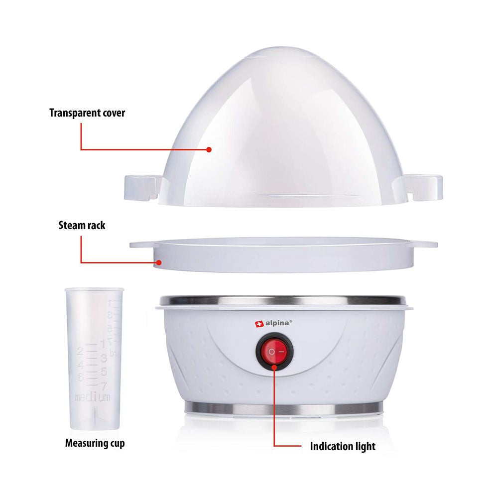 Cocedor de huevos 320 - 380 w hasta 7 huevos