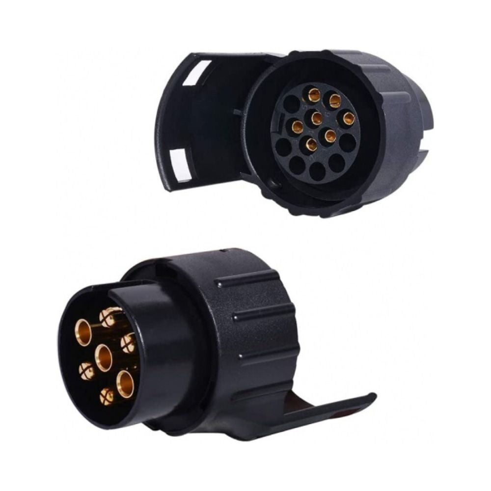 Conector remolque 7 a 13 pines 12v, con lengüeta de protección