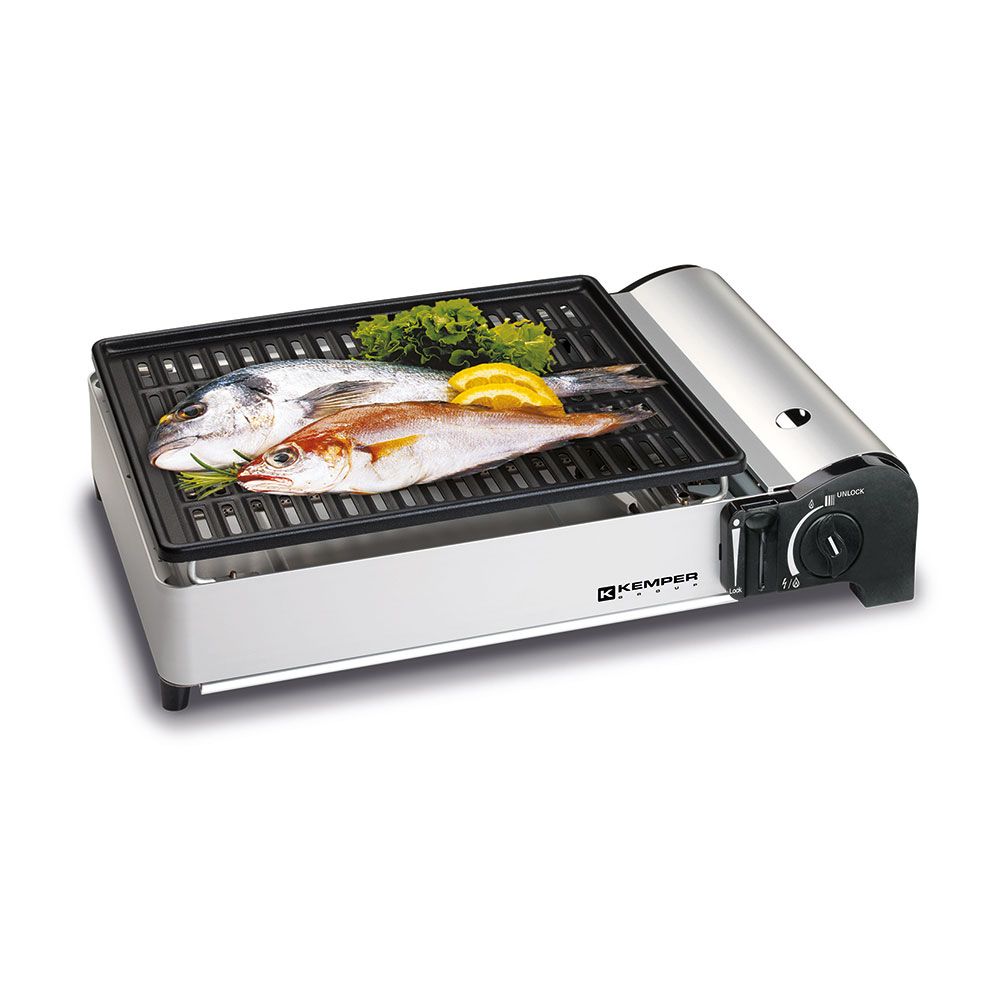 Barbacoa portátil a gas para cámping