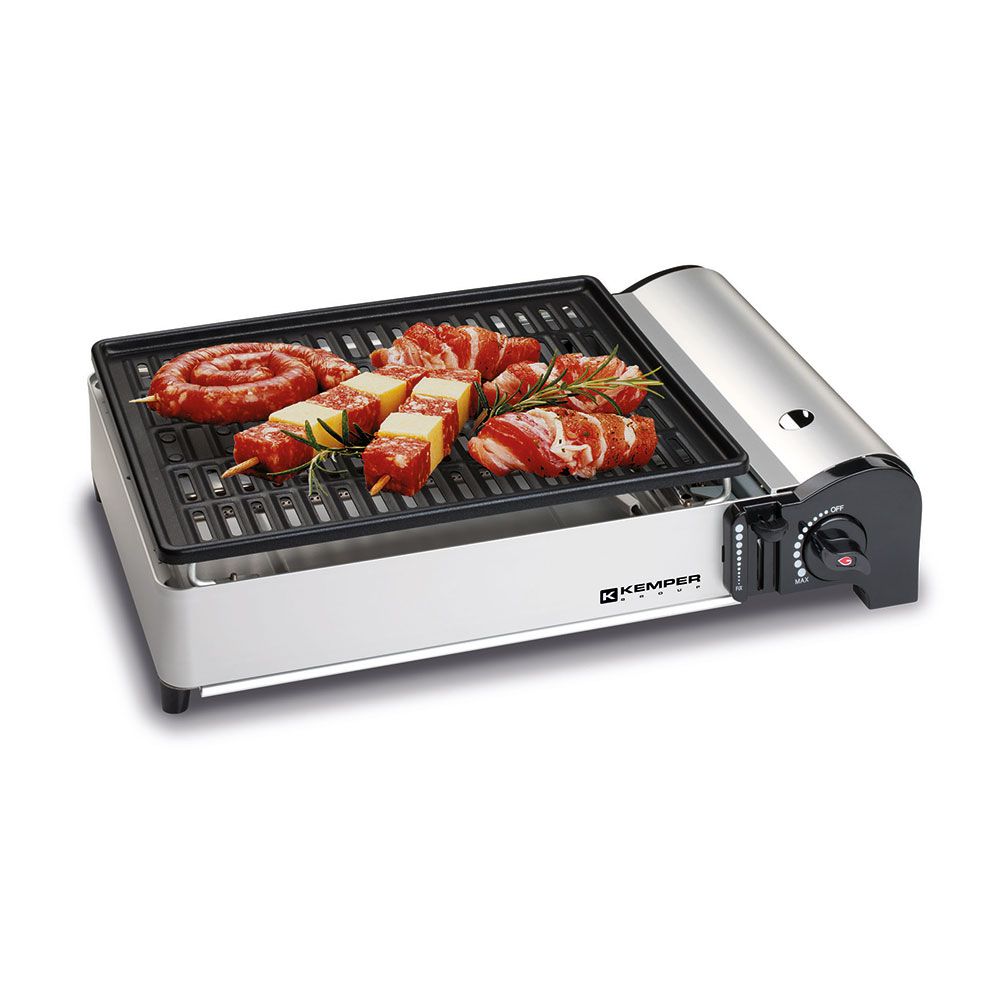 Barbacoa portátil a gas para cámping