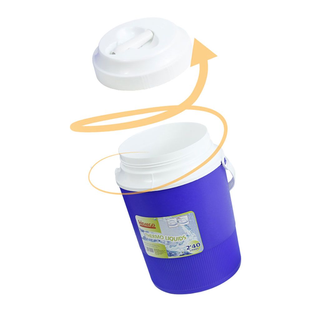 Termo azul para líquidos 2,4 l