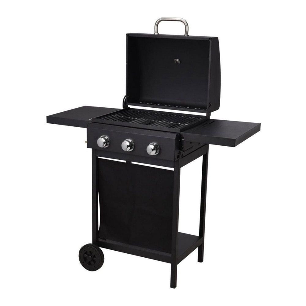 Barbacoa de gas de 3 fuegos 139x56,5x106cm vaggan