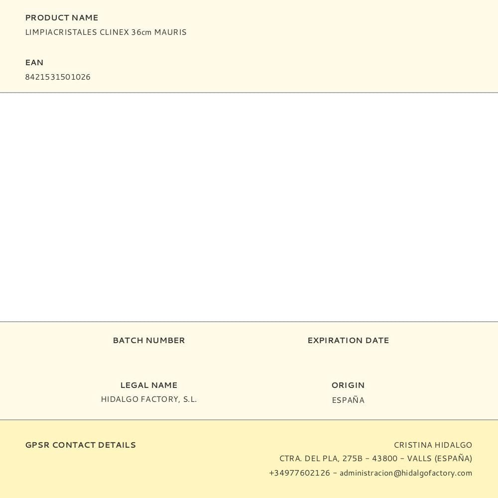 Limpiacristales clinex 36cm mauris