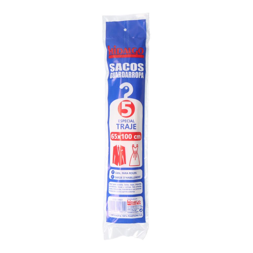 Guardarropa n°1 traje, 5 uds, 65 x 100 cm