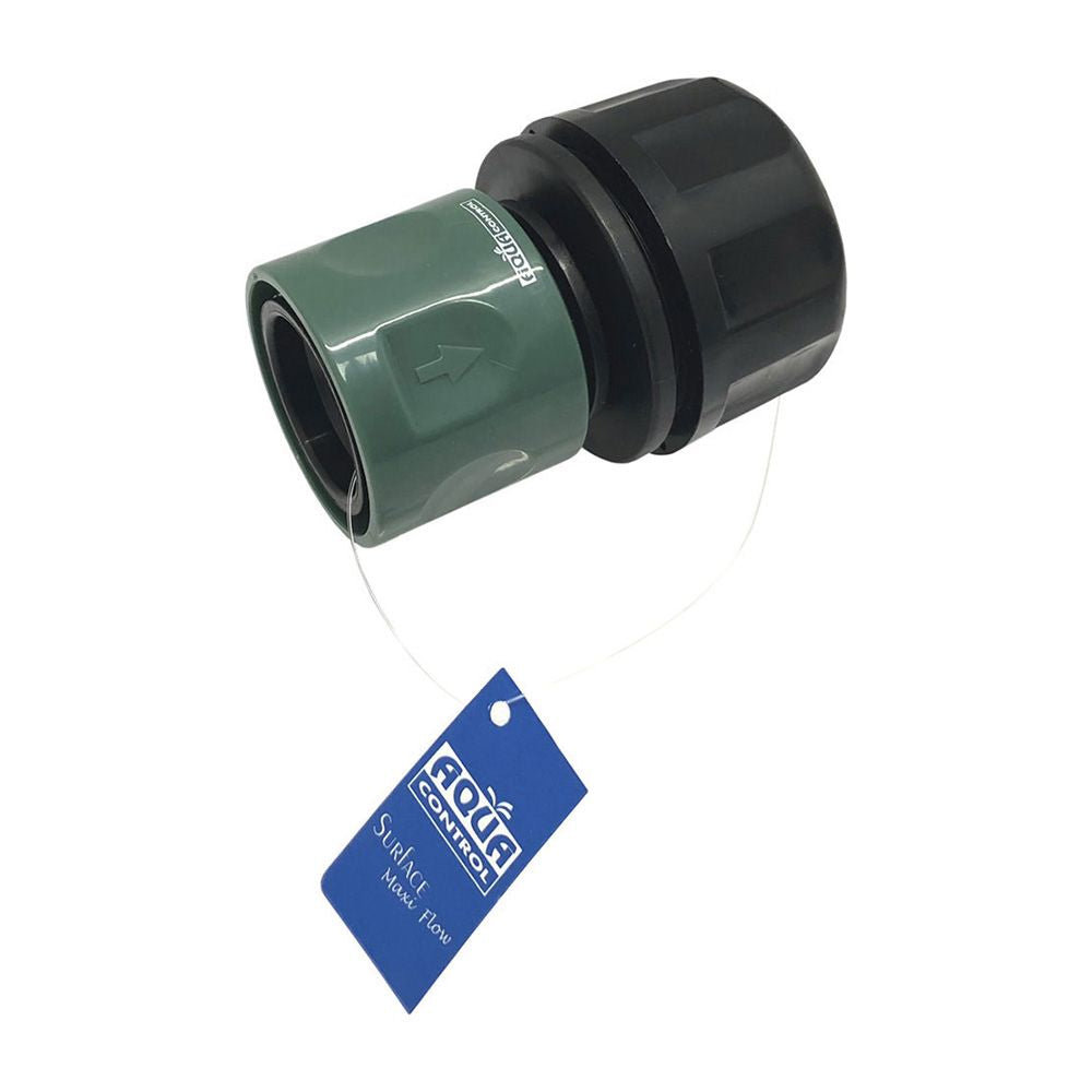 Conector rápido de manguera maxi flow 1 pulg