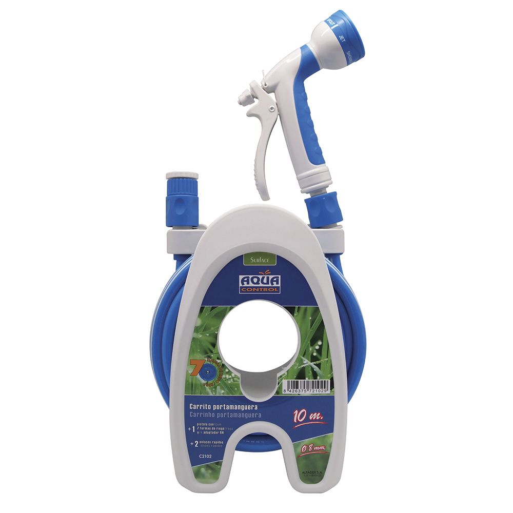 Carrito portamanguera especial terrazas 10 m
