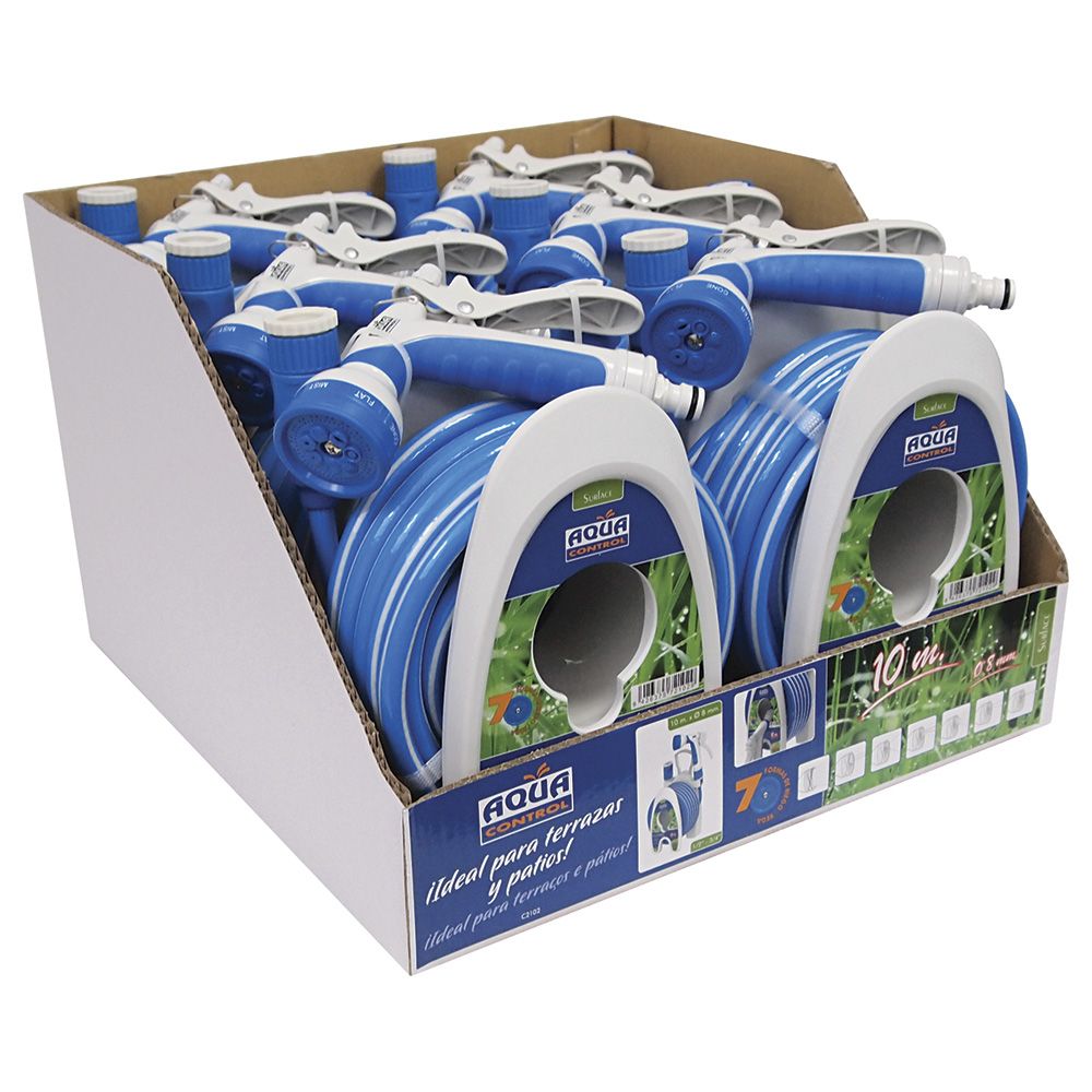 Carrito portamanguera especial terrazas 10 m