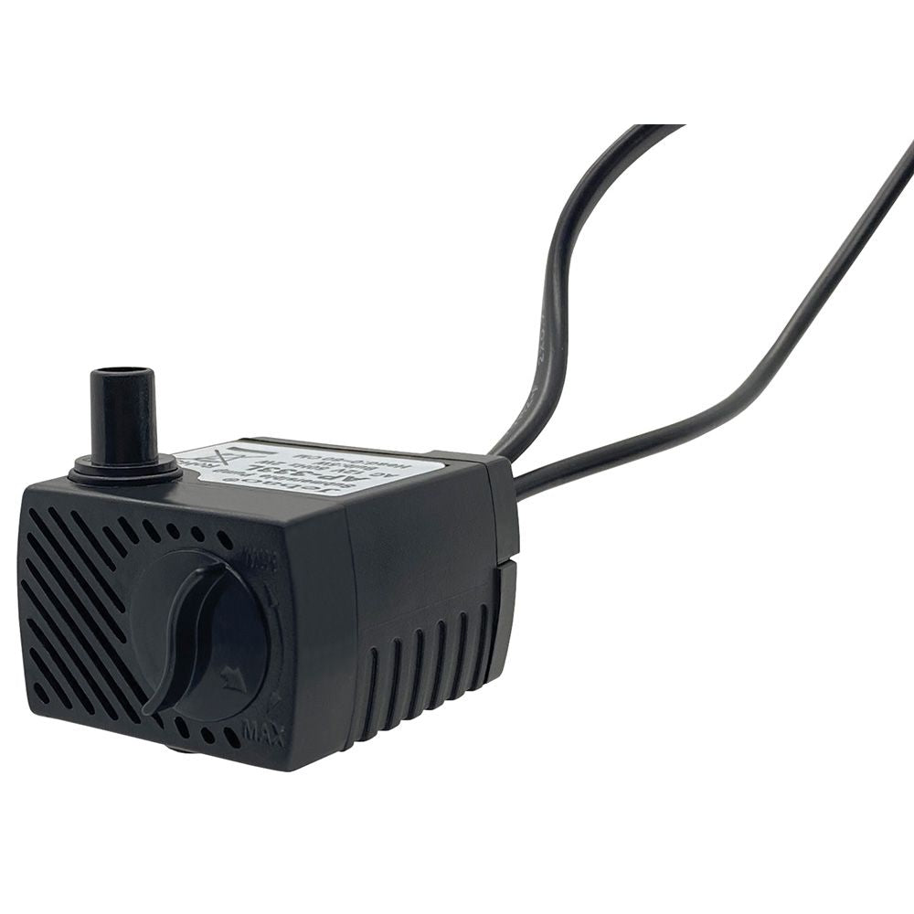 Bomba sumergible biotop 250 l/h, 2,5 w/h, alt. max.: 0,65 m, 49 x 44 x 32 mm