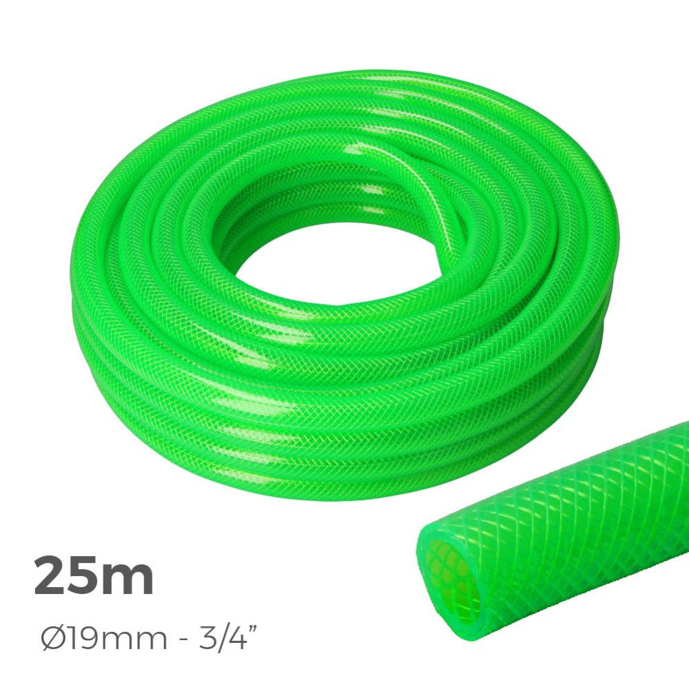 Manguera de jardín estandar ø19 mm, ¾ pulg, 25 m