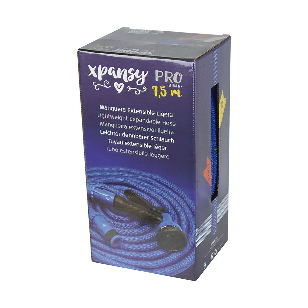 Manguera extensible xpansy pro azul, 7,5 m
