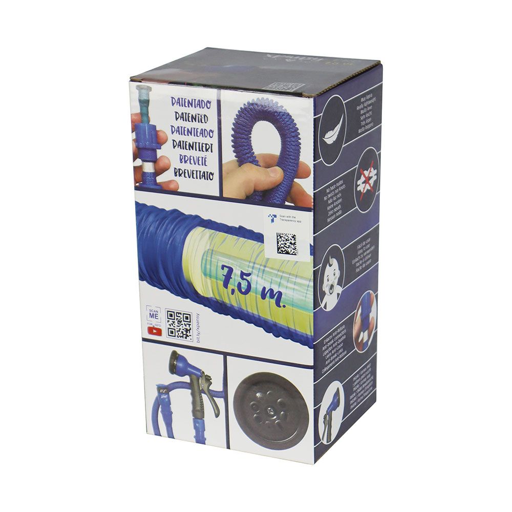 Manguera extensible xpansy pro azul, 7,5 m