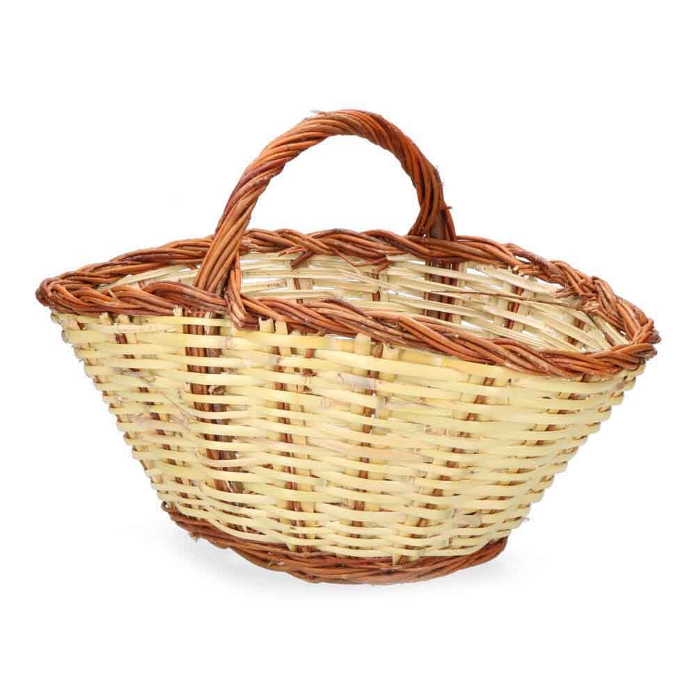 Cesta caña 44x31x22cm altura con asa 34cm