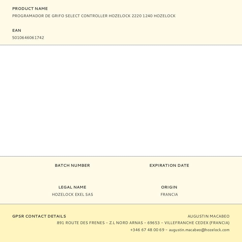 Programador de riego analógico select controller