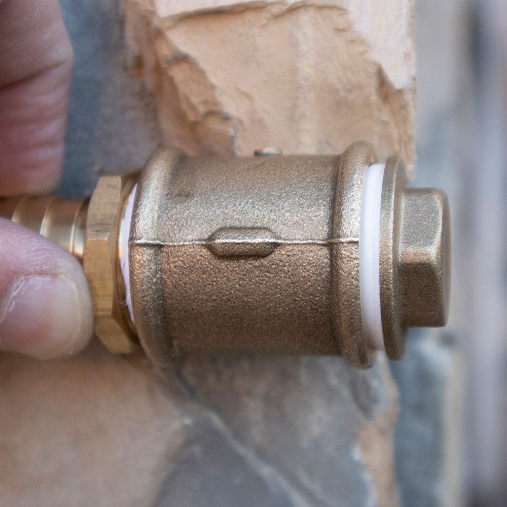 Tapón macho de 3/4" latón aqua control