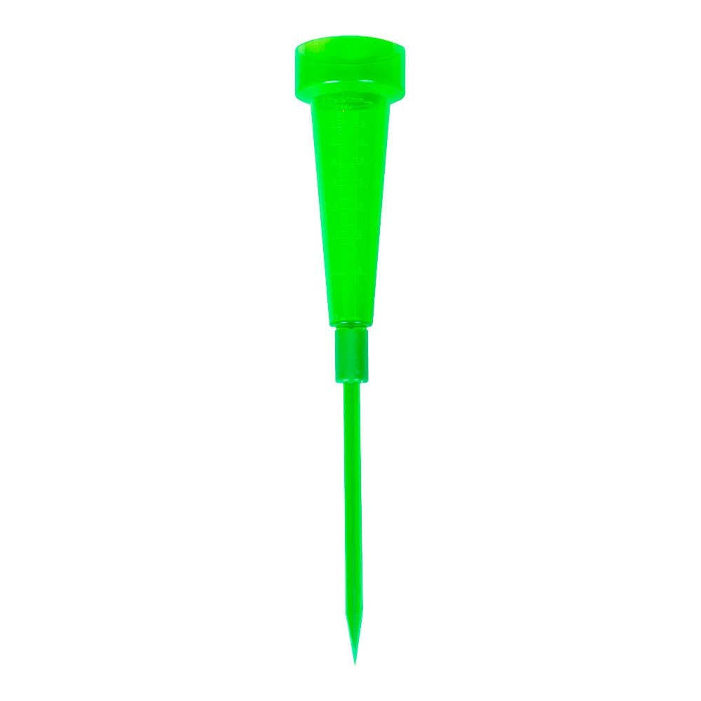 Pluviómetro sobre estaca, verde