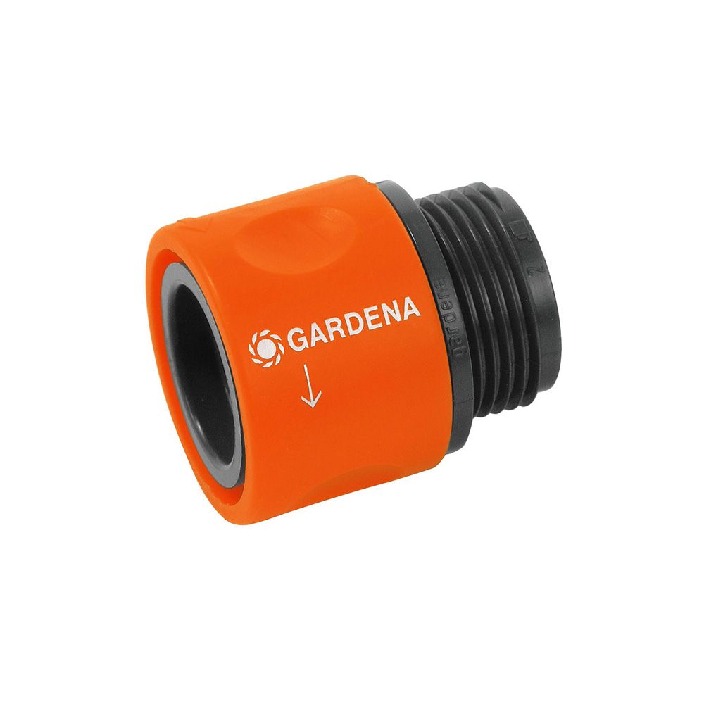 Conector roscado rápido macho ¾ pulg, blister
