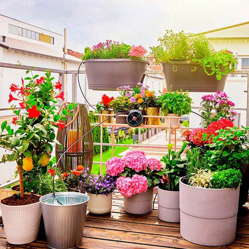 Set de riego por goteo aquabloom gardena