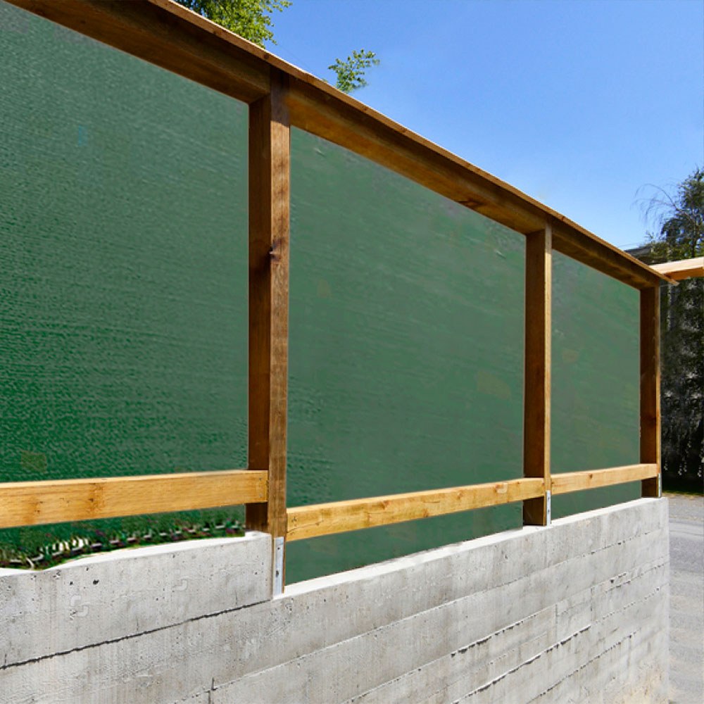 Malla de ocultación y sombreo premium 230 g/m². verde, 3 x 4 m