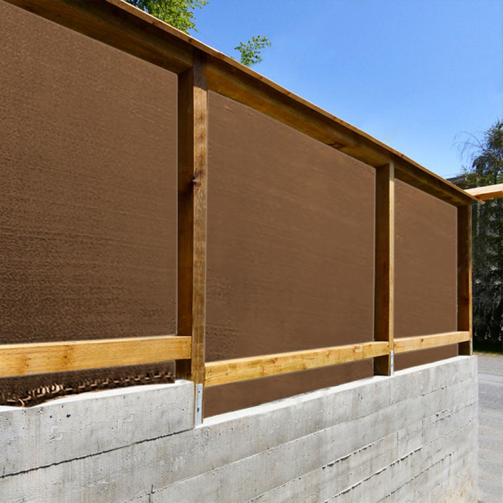 Malla de ocultación y sombreo premium 230 g/m². marrón, 3 x 4 m