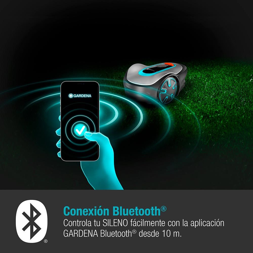 Robot cortacésped sileno para segar jardines 15201-34 gardena
