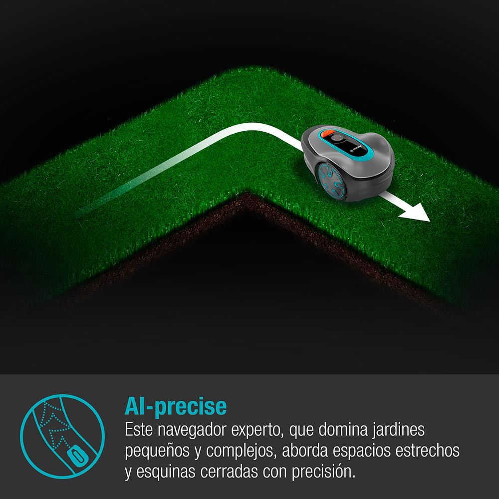 Robot cortacésped sileno para segar jardines 15201-34 gardena
