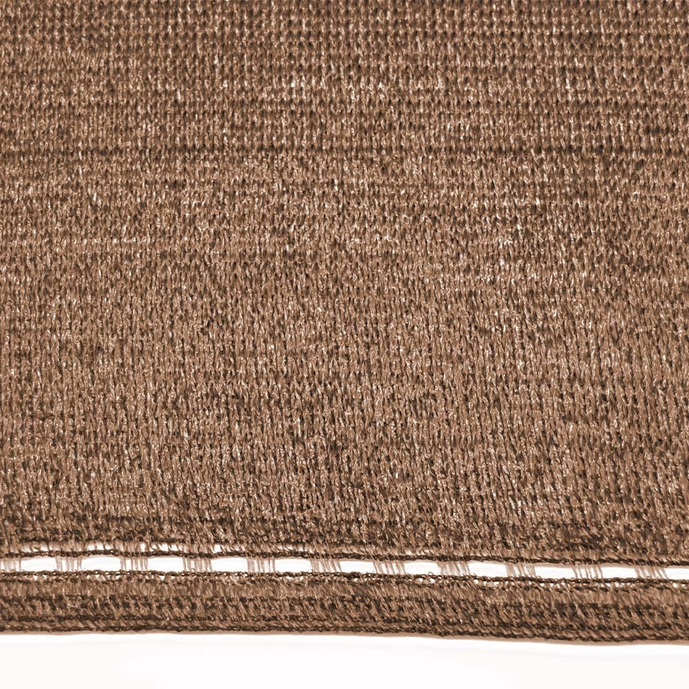 Malla de ocultación y sombreo premium 230 g/m². marrón, 4 x 4 m