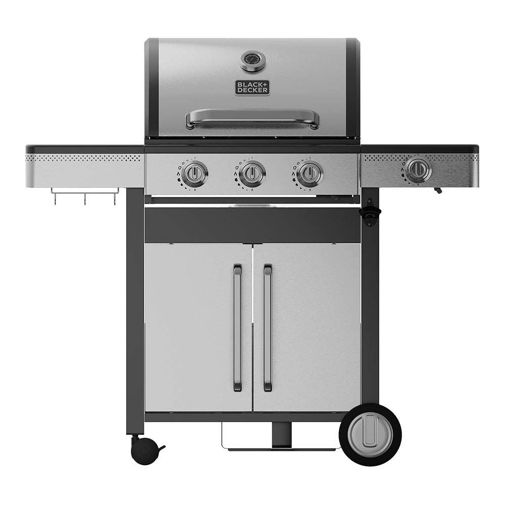 Barbacoa de gas bxog12950e con 4 quemadores - 126 x 58 x 118,5 cm