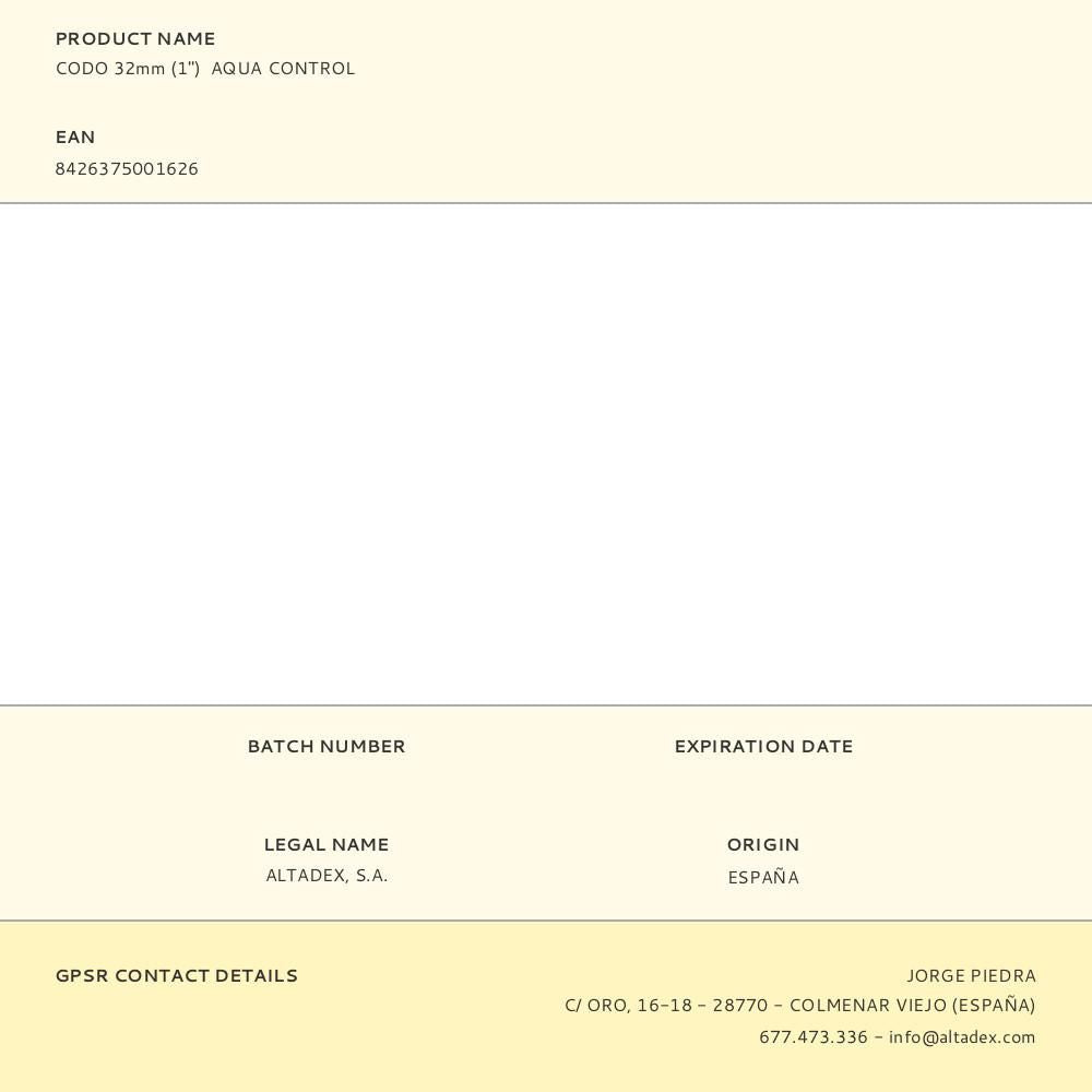 Codo 1 pulg