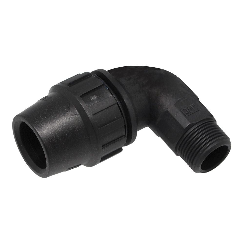 Codo rosca macho ½ pulg