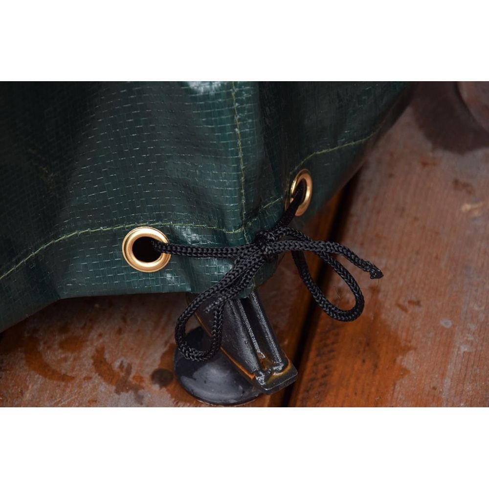 Funda de protección, cubre mesa y sillas, ø205 x 90 cm, 100 g/m²