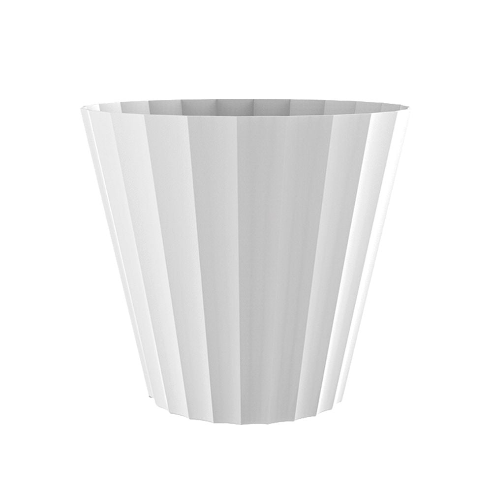Maceta de inyección modelo doric color blanco ø32 x 29 cm