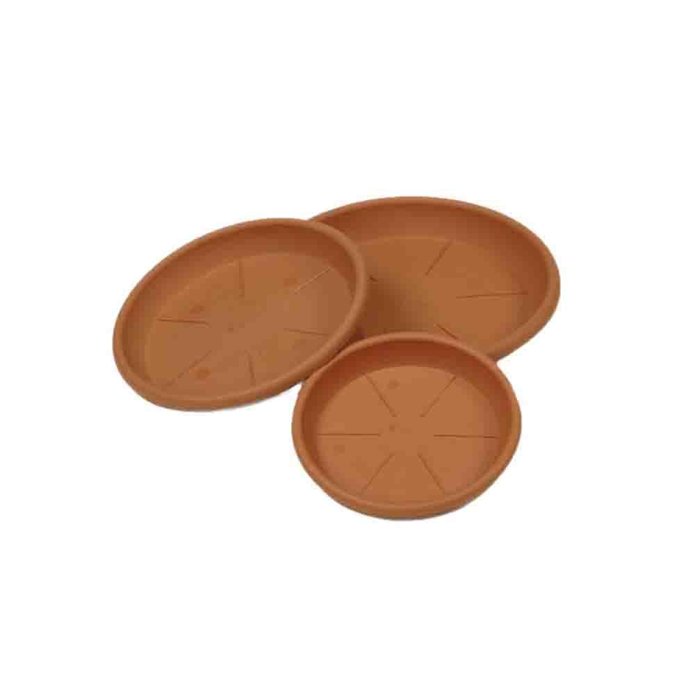 Plato de inyección terracota ø34 cm para maceta ref: 74863