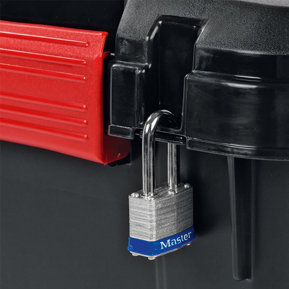 Caja pongotodo 'explorer box' 170 l con asa y ruedas. 49 x 103 x 50 cm