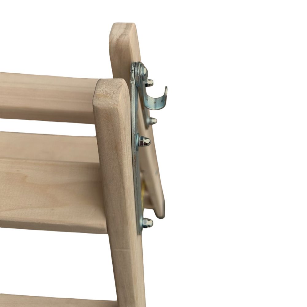 Escalera de madera 4 peldaños 114cm plabell