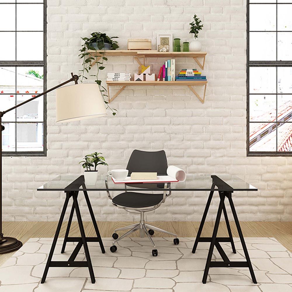 Caballete architect pino macizo negro