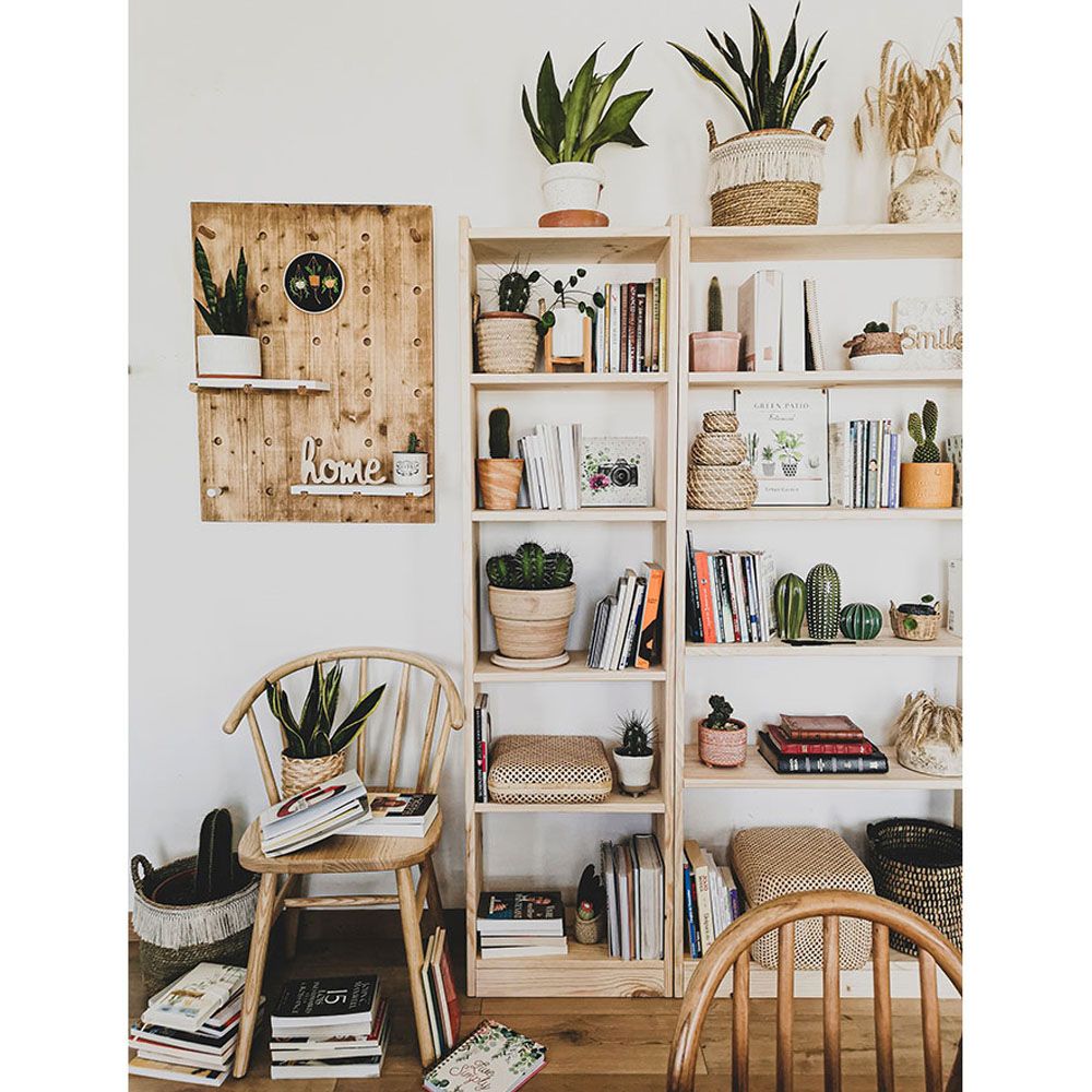 Estanteria gala 4 baldas madera de 49,6 x 25 x 120,7 cm