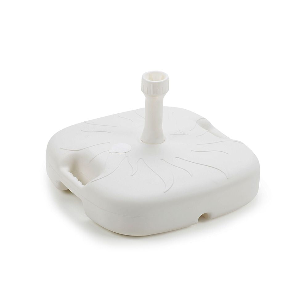 Base de parasol 18 l blanco 44 x 44 x 12 cm