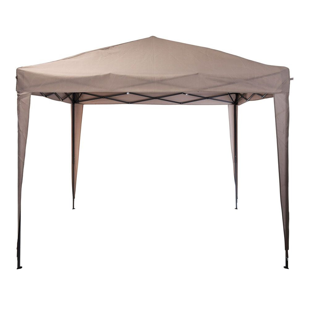 Carpa plegable color gris 3 x 3 x 2,45 m
