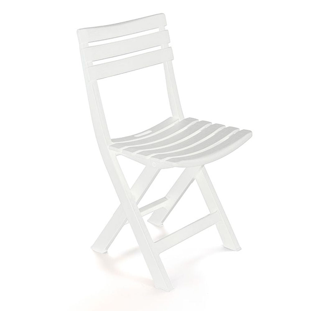 Silla plegable birki color blanco 44 x 41 x 78 cm