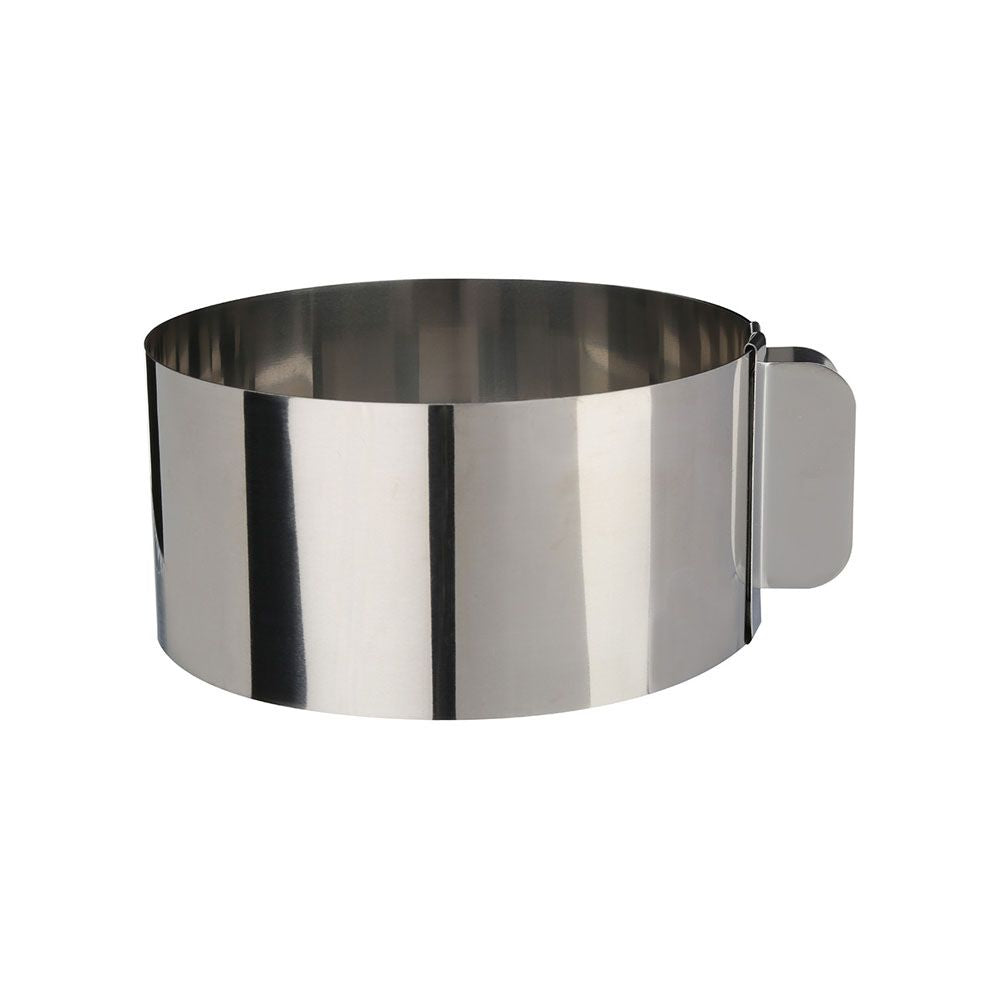 Molde para emplatar inoxidable extensible ø16 - 30 cm
