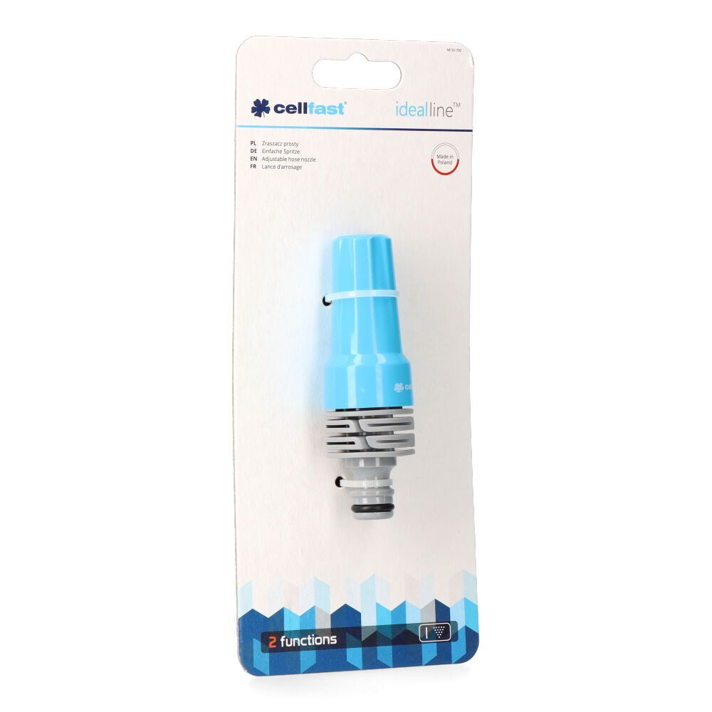 Lanza de riego regulable cellpro 6 bar, 2 funciones, blister