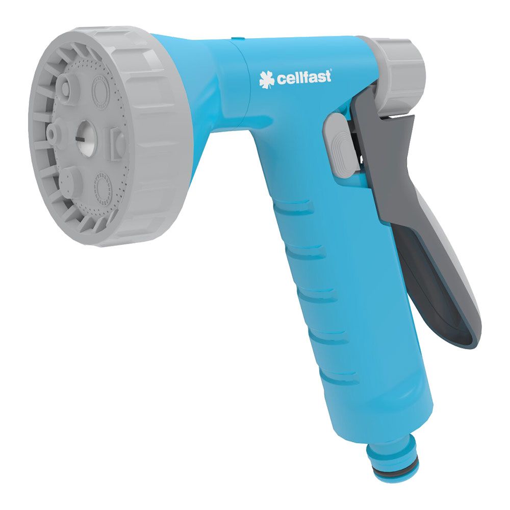 Pistola de riego rain cellpro 6 bar, 6 funciones, blister