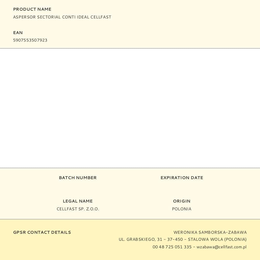 Aspersor sectorial conti cellpro