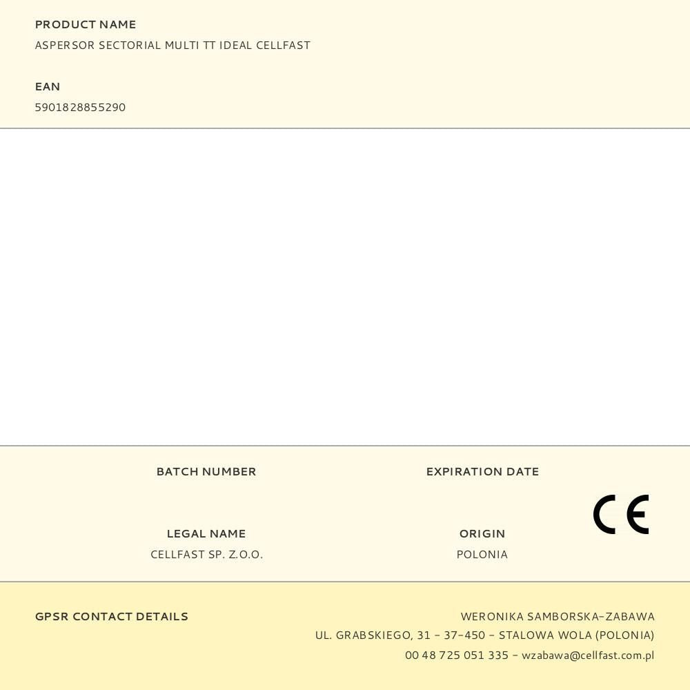 Aspersor sectorial multi tt cellpro