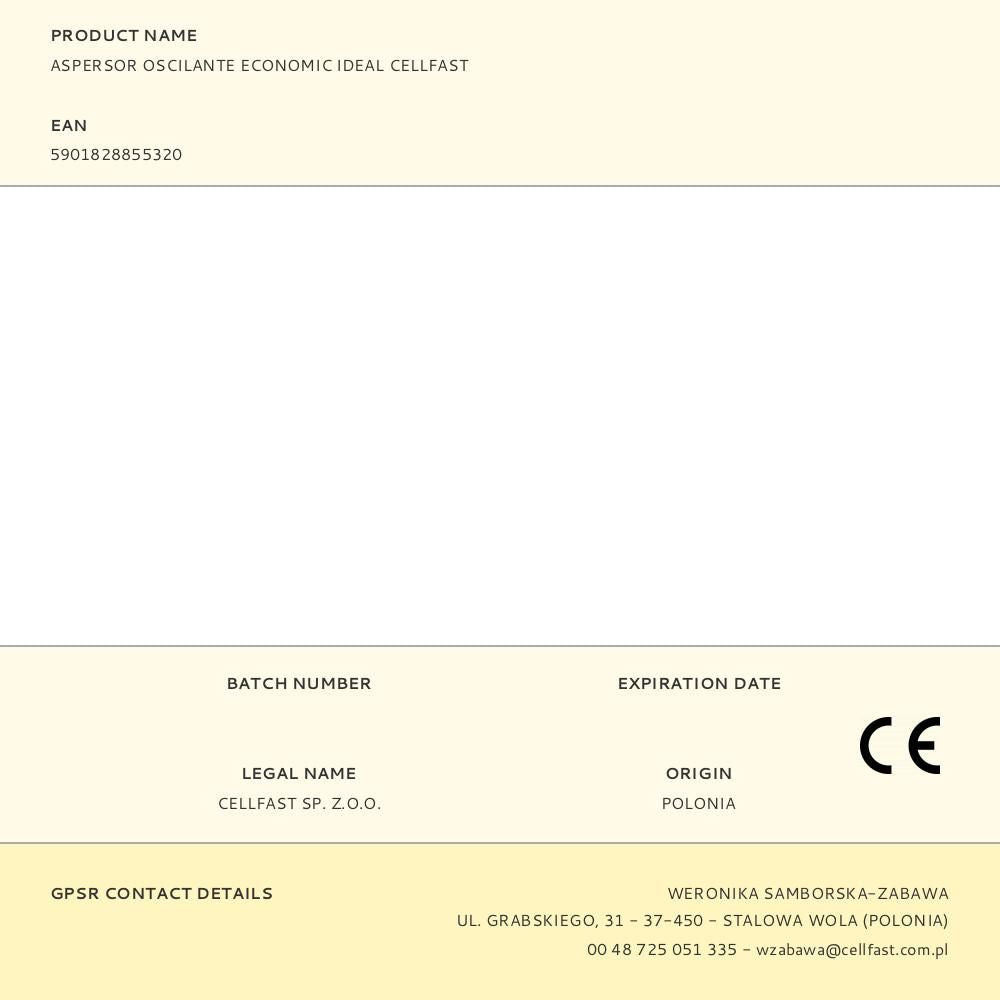 Aspersor oscilante economic cellpro