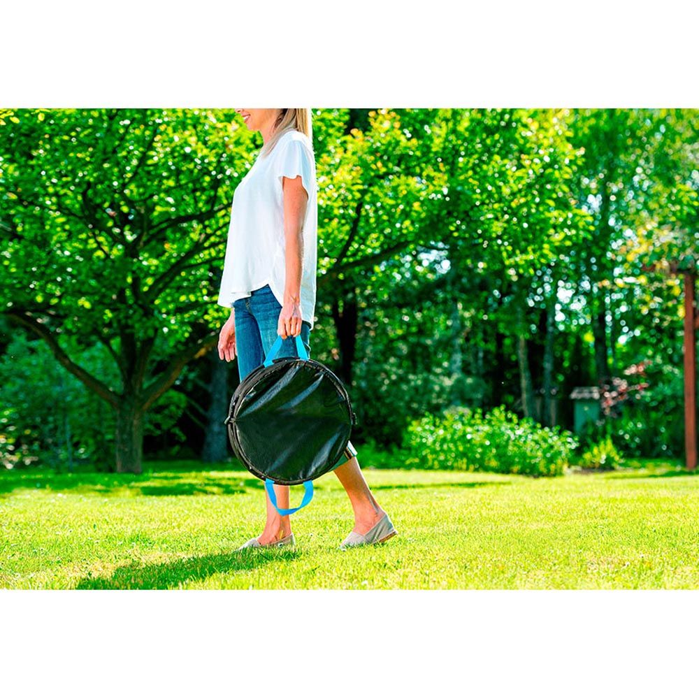 Cubo plegable de jardín pop up, 56 l